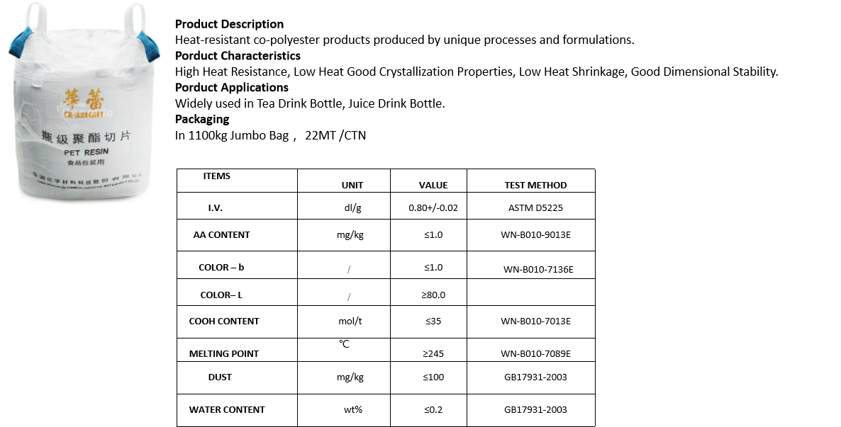 PET Resin CR-8839