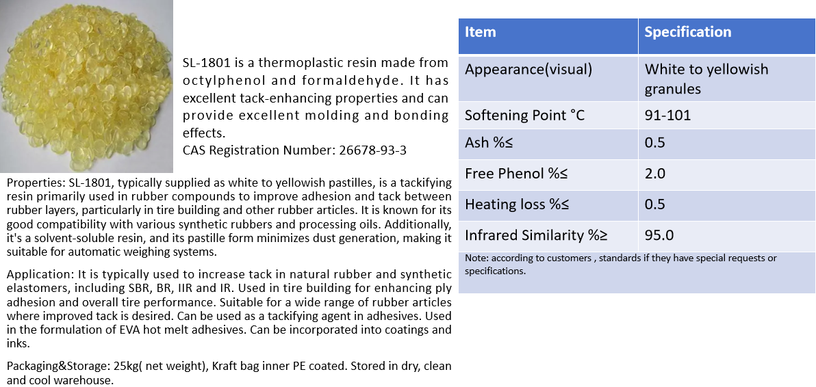Rubber Tackifying Resin SL-1801
